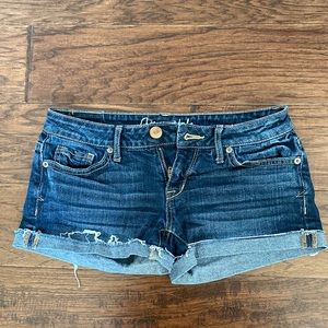 Aeropostale blue denim shorts